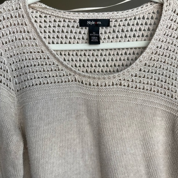 Cotton Crochet Sweater - Picture 3 of 4